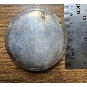 Silver 925 Compact Mirror Vintage